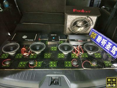 日产轩逸音简单升级汽车音响案例--深圳聆听圣驾汽车音响改装店